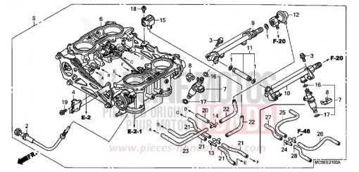 THROTTLE BODY (ASSY.) ST13009 de 2009